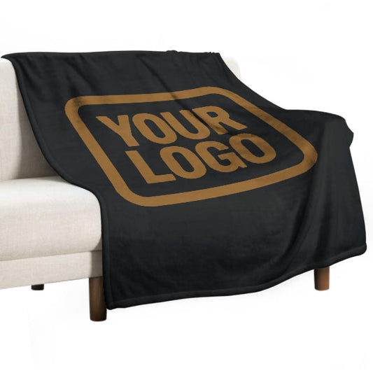 Custom Black Khaki Blanket