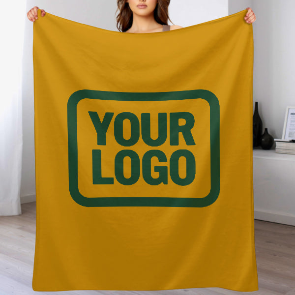 Custom Yellow Moss Green Blanket