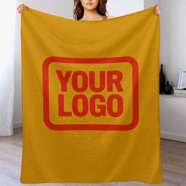 Custom Yellow Orange-Red Blanket