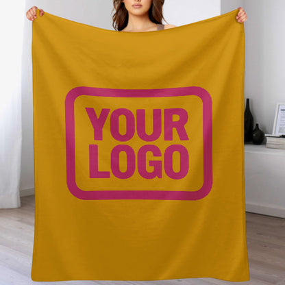 Custom Yellow Pink Blanket