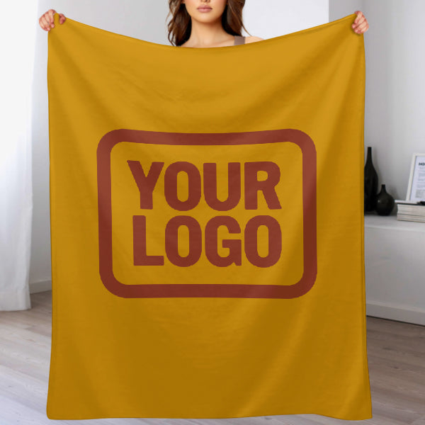 Custom Yellow Coral Red Blanket