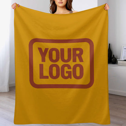 Custom Yellow Coral Red Blanket