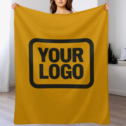 Custom Yellow Black Blanket