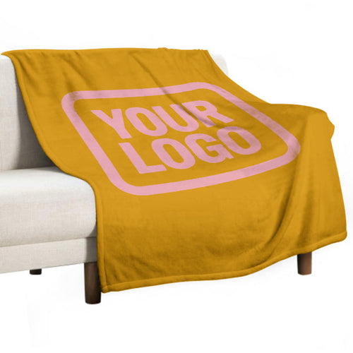 Custom Yellow Pink Blanket