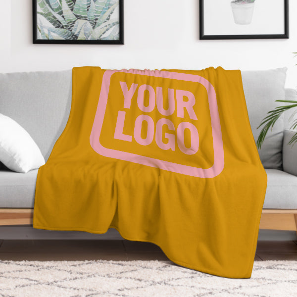 Custom Yellow Pink Blanket