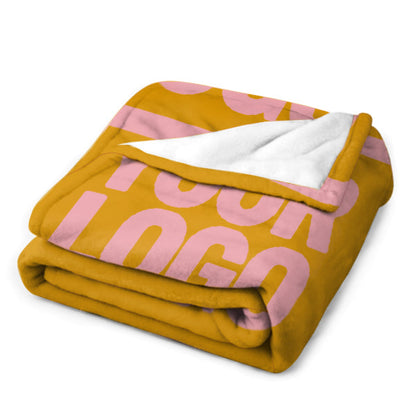 Custom Yellow Pink Blanket