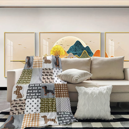 Gift for Dog Lover Blanket - Dachshunds Bring Endless Joy - From Pet Owner, Birthday, Christmas, Everyday Encouragement, Inspirational