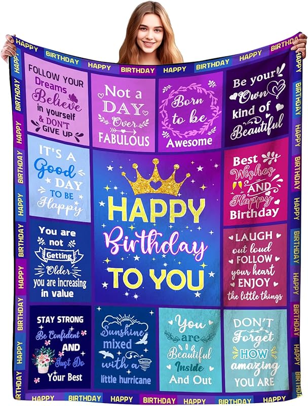 Gifts for Best Friend Blanket, "A Sweet Friendship Refreshes the Soul", From Friend, Birthday, Christmas, Graduation, Inspirational