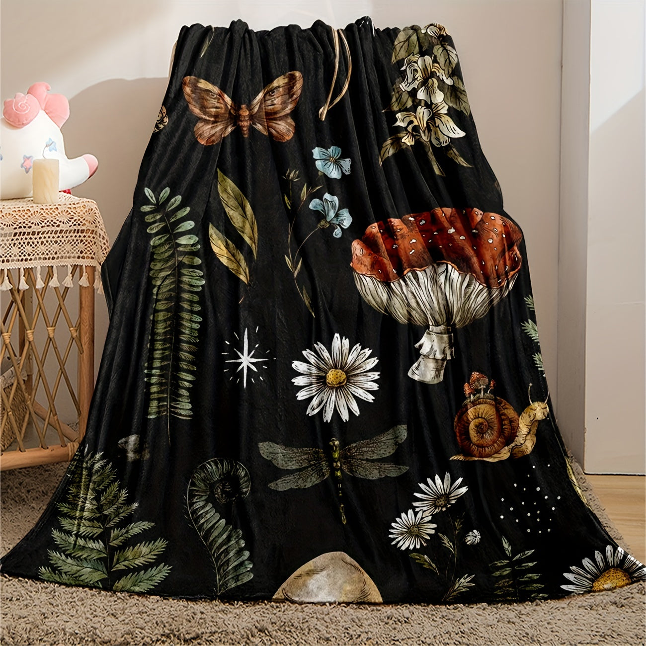 Nature Lover Blanket, “Embrace the Magic of Nature”, From Parents, Birthday, Holiday, Everyday Encouragement, Inspirational