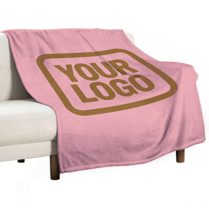 Custom Pink Khaki Blanket