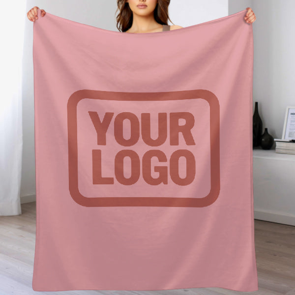 Custom Pink Copper Rose Blanket