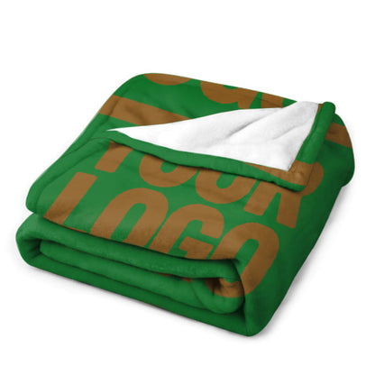 Custom Emerald Green Khaki Blanket