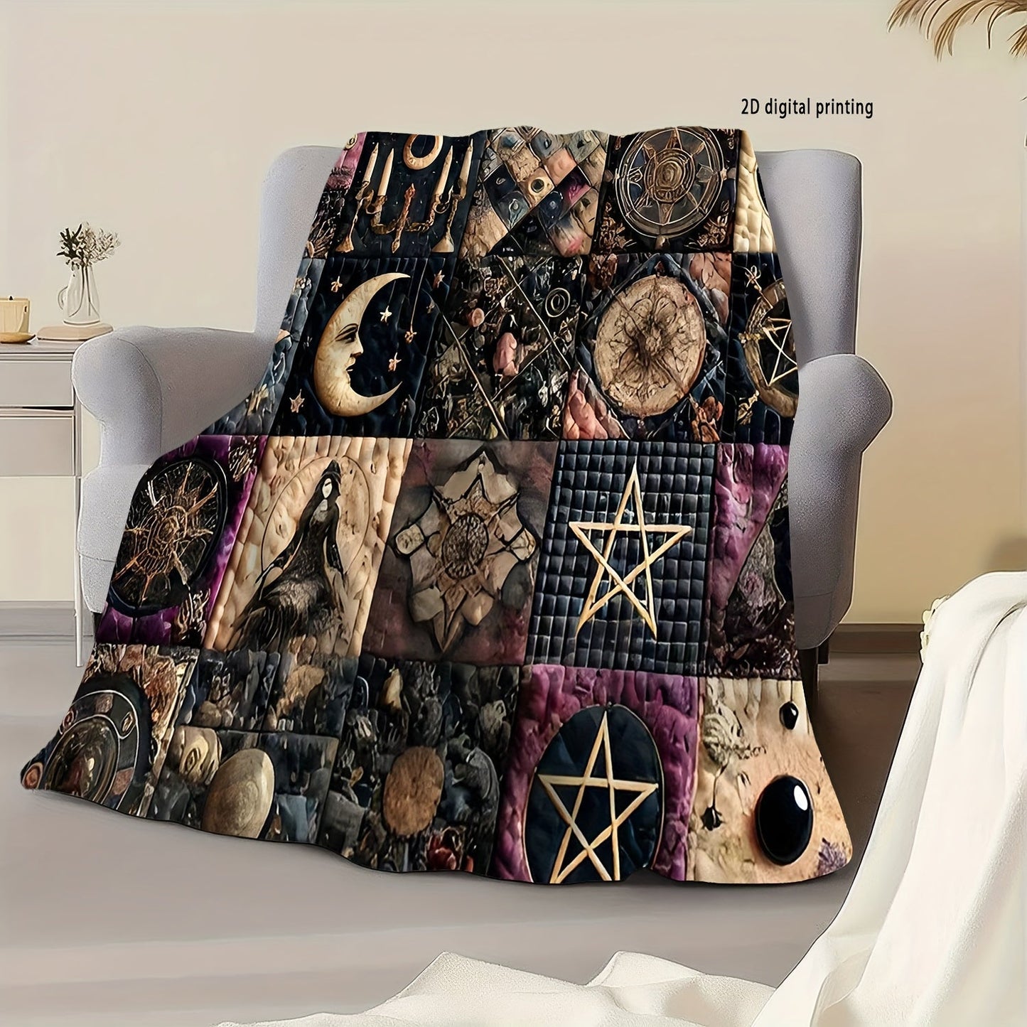 Blanket for Son Gifts, “Never Let Anyone Dull Your Magic”, From Mom Dad, Birthday, Christmas, Graduation, Inspirational Theme