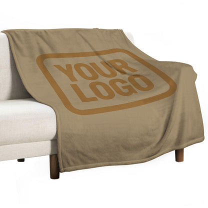 Custom Light Khaki Khaki Blanket