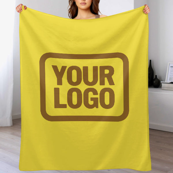 Custom Pale Yellow Khaki Blanket