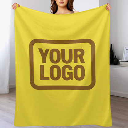 Custom Pale Yellow Khaki Blanket