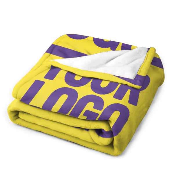 Custom Pale Yellow Lavender Blanket