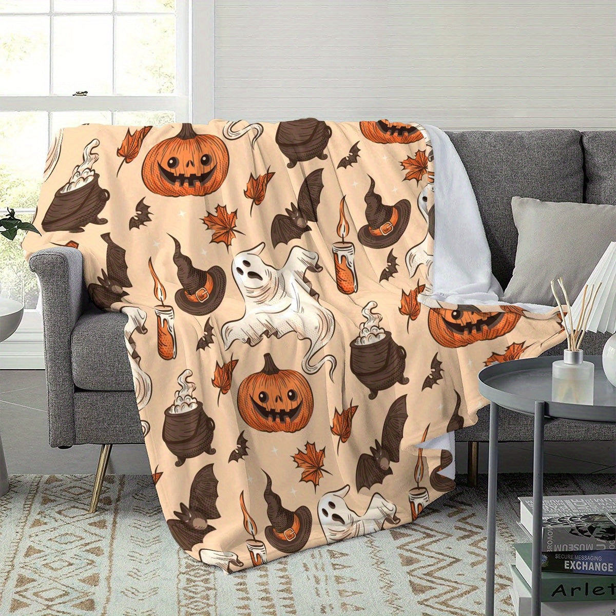 Blanket for Son Gifts, “You’re Spooktacular”, From Parents, Birthday, Christmas, Everyday Encouragement, Inspirational Theme
