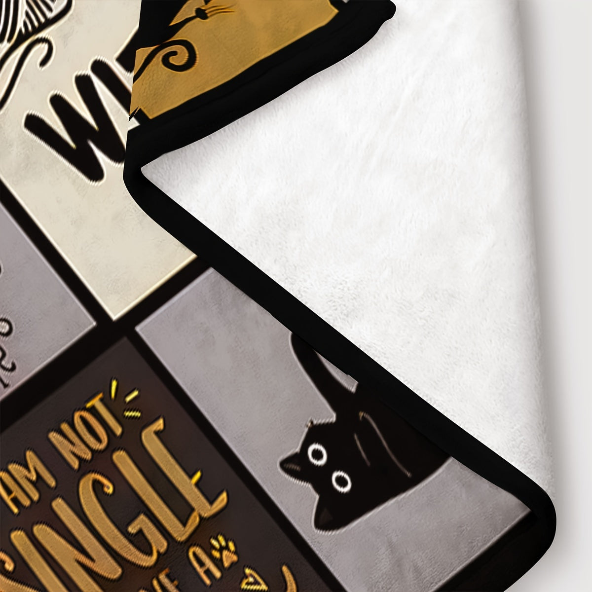 Blanket for Cat Lovers Gifts - Life Is Better With A Cat - From Cat Moms Dads, Birthday Christmas Everyday Encouragement, Inspirational Motivational