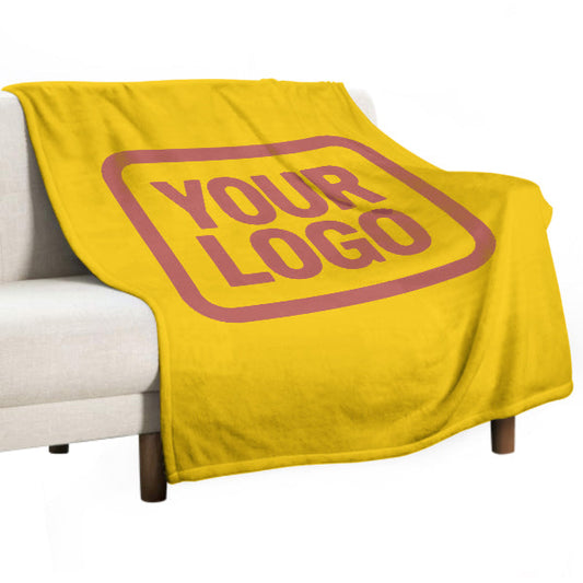 Custom Gold Copper Rose Blanket