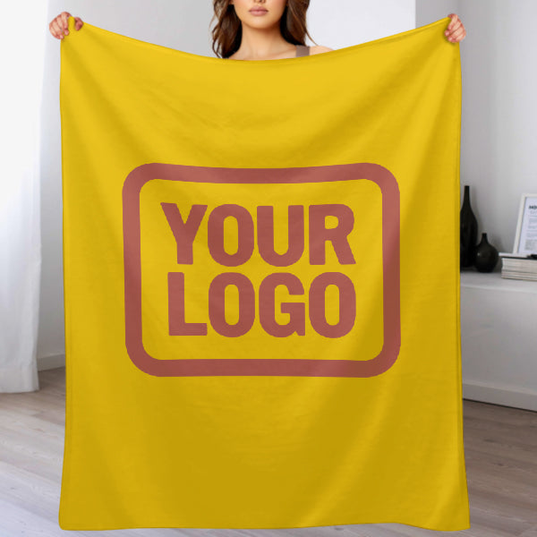 Custom Gold Copper Rose Blanket