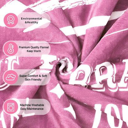 Blanket for Son Gifts, “You’re Awesome!”, From Mom Dad, Birthday, Graduation, Christmas, Everyday Encouragement, Inspirational