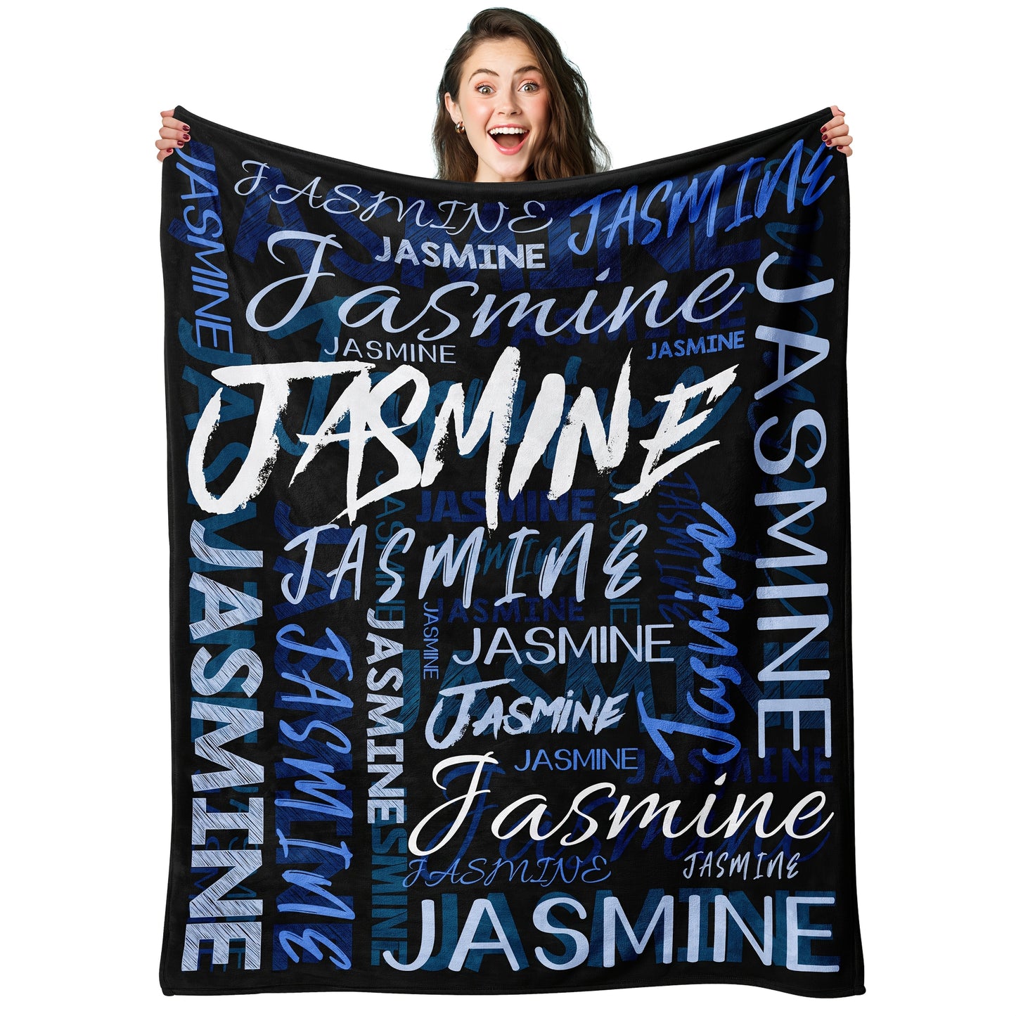 Blanket for Daughter Gifts - Jasmine - From Parents, Birthday, Christmas, Everyday Encouragement, Inspirational