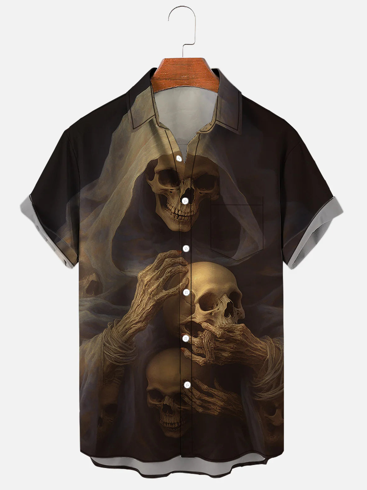 Skull Tattoo Designs Soft & Breathable Short Sleeve Shirt