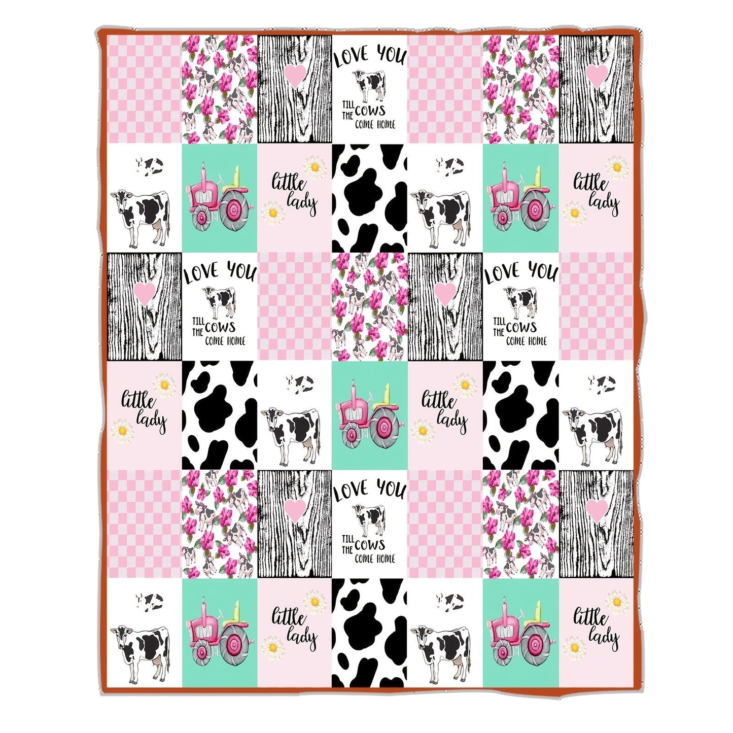 Blanket for Daughter Gifts - Love You Till the Cows Come Home,” From Parents, Birthday, Christmas, Everyday Encouragement, Inspirational