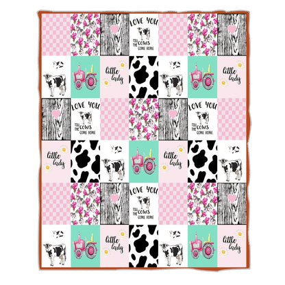 Blanket for Daughter Gifts - Love You Till the Cows Come Home,” From Parents, Birthday, Christmas, Everyday Encouragement, Inspirational
