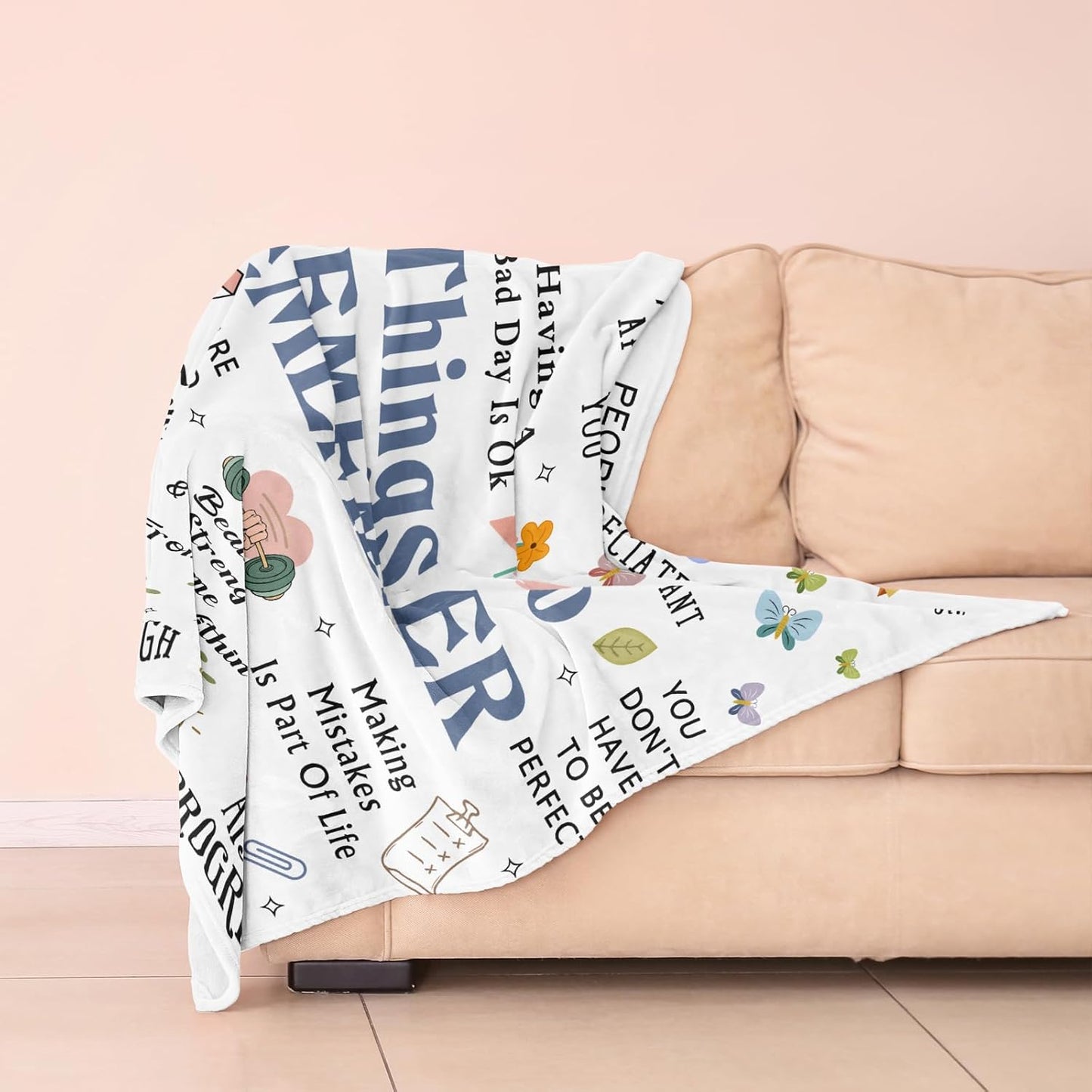 Blanket for Son Gifts, “Things To Remember”, From Parents, Birthday, Graduation, Everyday Encouragement, Inspirational Motivational