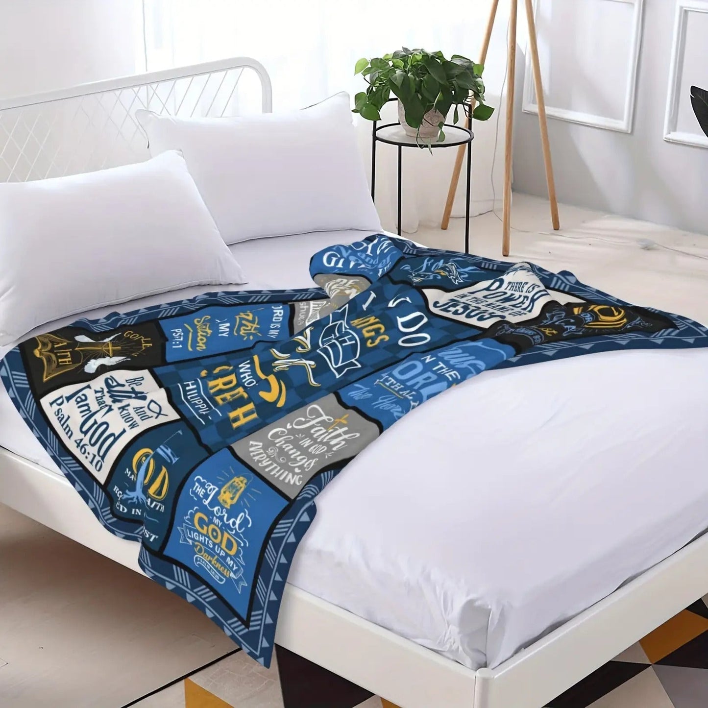 Gifts for Daughter Blanket - I Can Do All Things Through Christ Who Gives Me Strength” Philippians 4