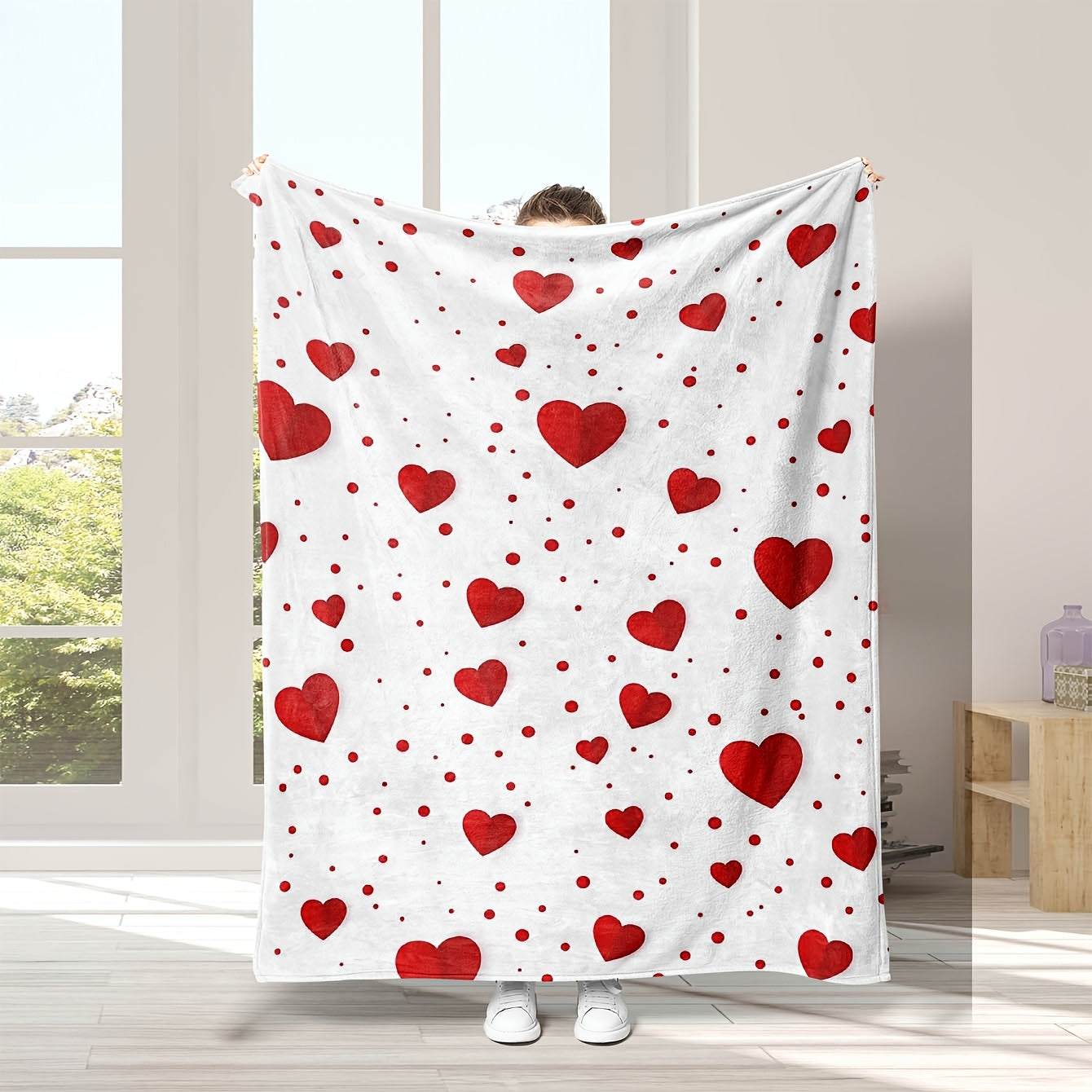 Valentine Gifts Blanket, “Love You Always and Forever”, From Partner, Birthday, Christmas, Holiday, Inspirational Love Theme