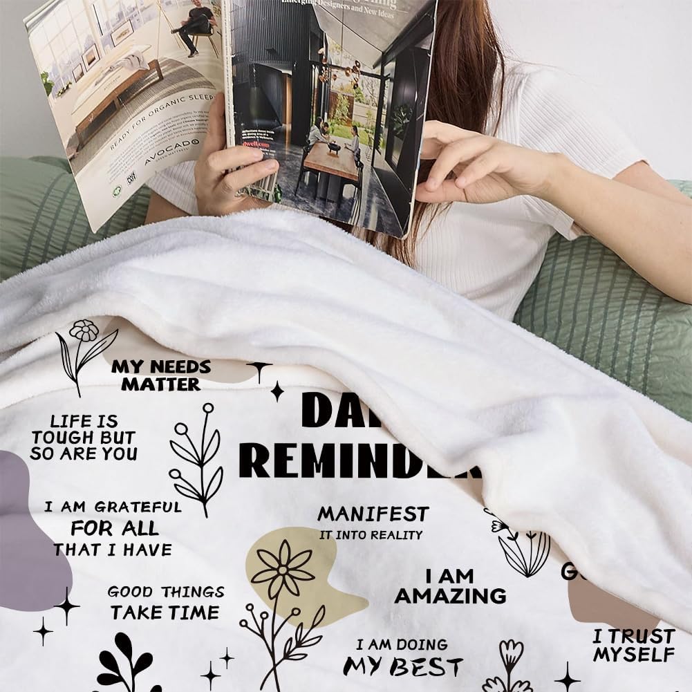 Gifts for Son Blanket, “Daily Reminders”, From Parents, Birthday, Graduation, Everyday Encouragement, Motivational Inspirational