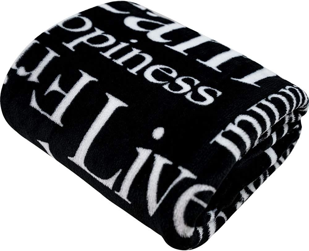 Blanket for Son Gifts, “Dream Joy Hope Blessed Kindness Inspire”, From Mom Dad, Birthday Christmas Graduation, Inspirational Motivational