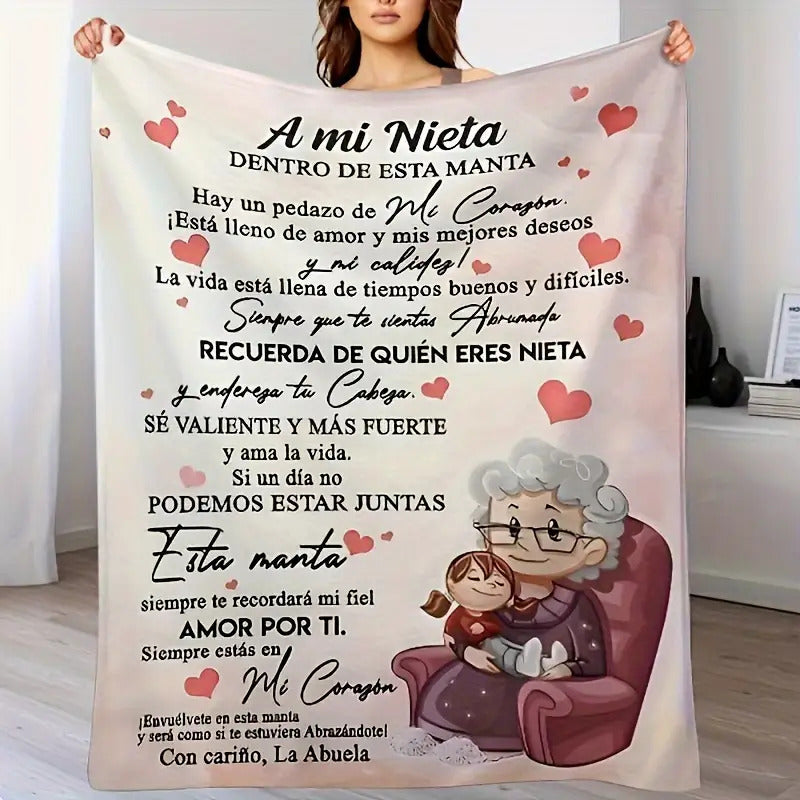 Gifts for Granddaughter Blanket - My Love for You is Forever,” From Nana, Birthday, Christmas, Everyday Encouragement, Inspirational