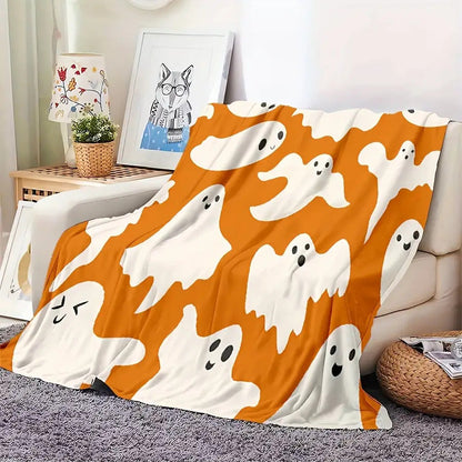 Halloween Blanket Gifts for Son Blanket, "Boo!", From Parents, Christmas, Birthday, Holiday, Everyday Encouragement, Fun Halloween