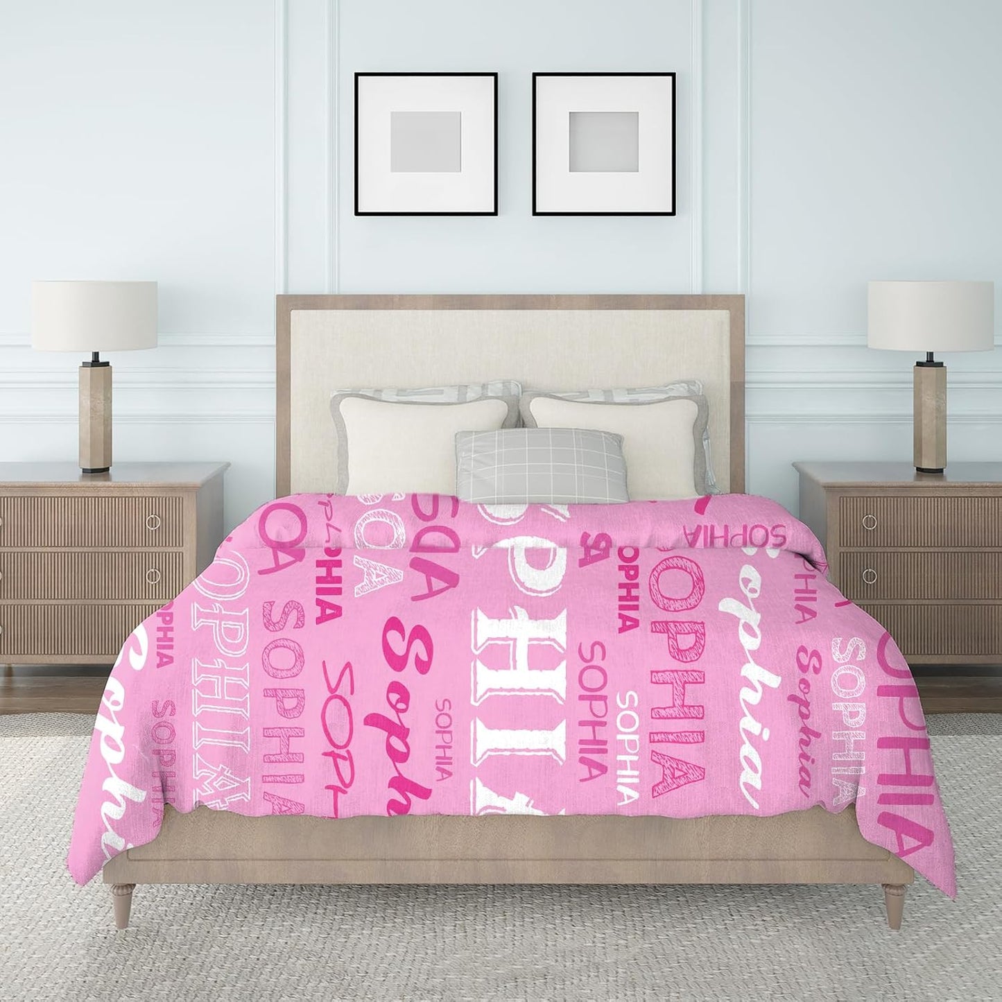 Blanket for Daughter Gifts, “SOPHIA”, From Parents, Birthday, Christmas, Graduation, Inspirational