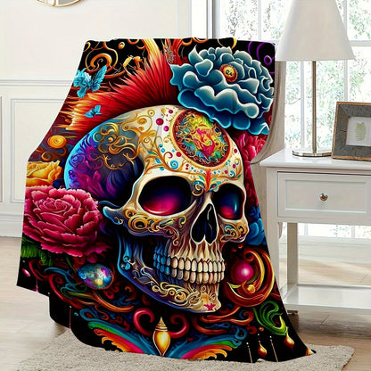 Blanket for Son Gifts, “You Are Brave, Strong, Loved”, From Parents, Birthday, Christmas, Graduation, Motivational, Inspirational