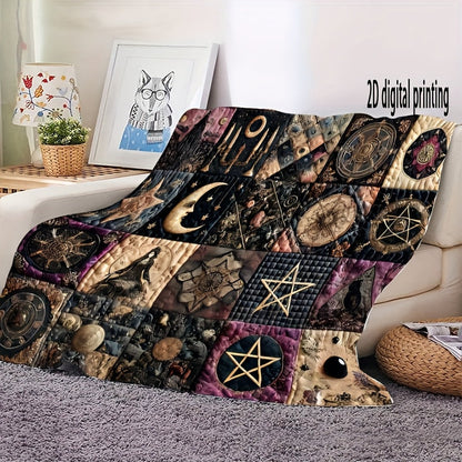 Blanket for Son Gifts, “Never Let Anyone Dull Your Magic”, From Mom Dad, Birthday, Christmas, Graduation, Inspirational Theme