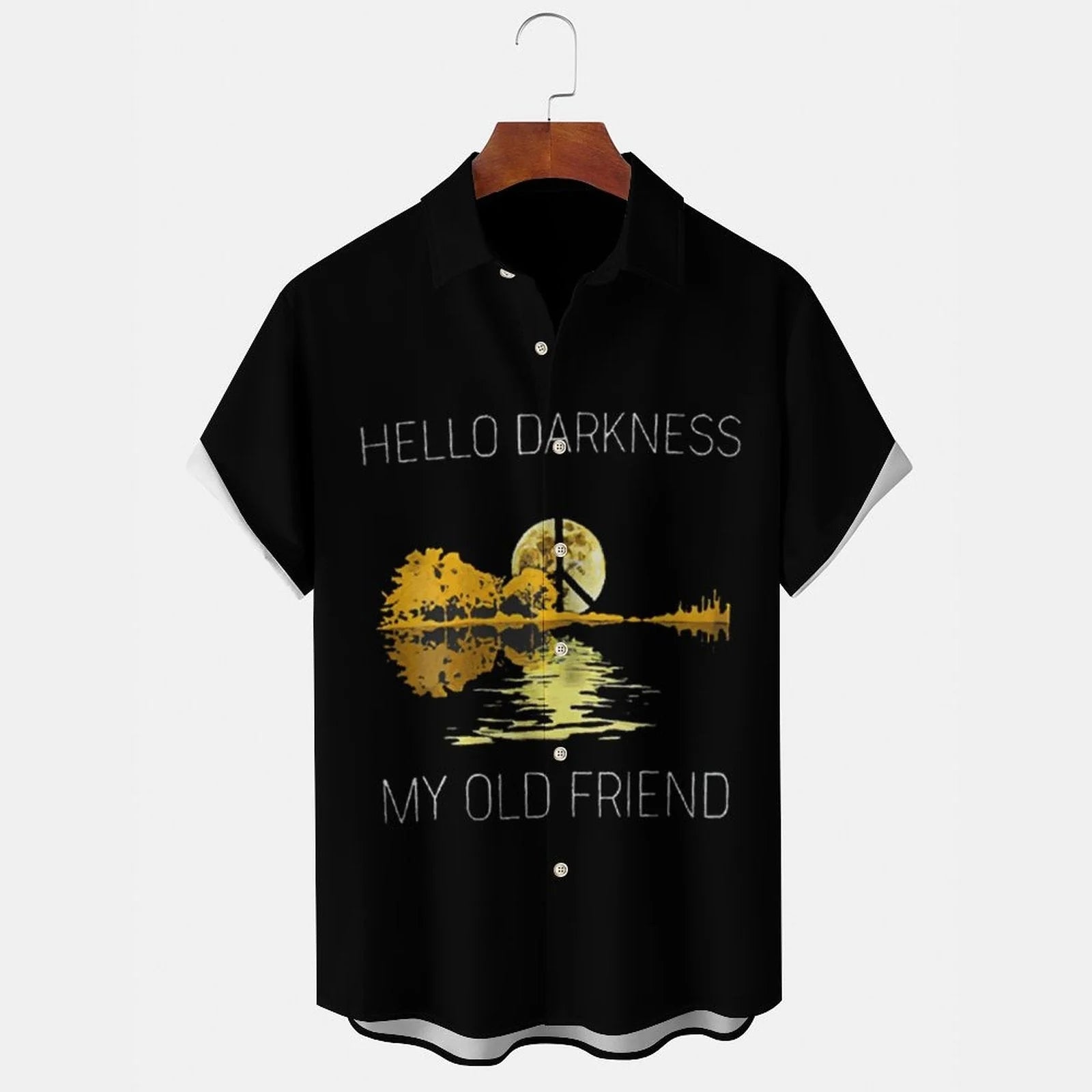 HELLO DARKNESS MY OLD FRIEND Short Sleeve Shirt