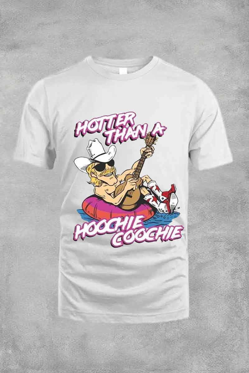 Hotter Than A Hoochie Coochie Chattahoochee Alan Jackson Tee For Men