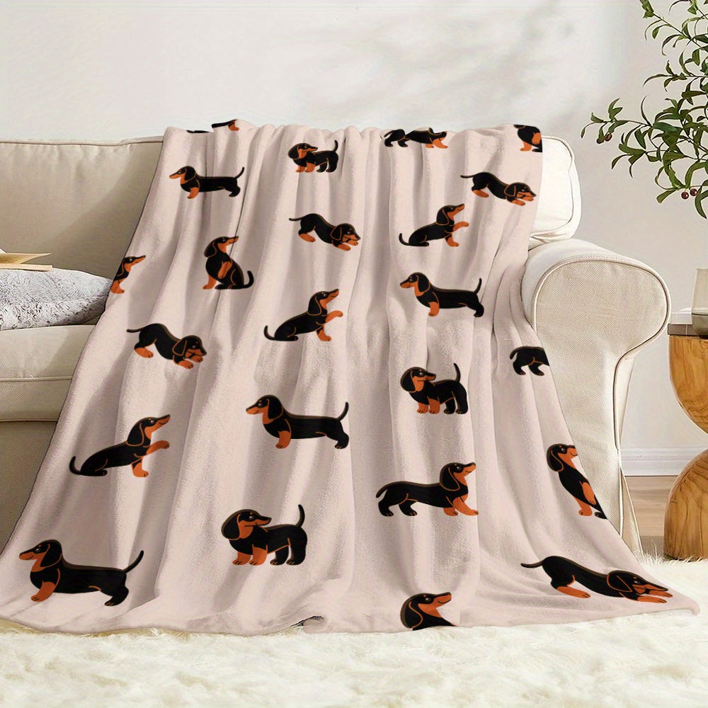 Gifts for Dog Lovers Blanket, “Dachshund Lovers Unite”, From Family, Birthday, Christmas, Everyday Encouragement, Motivational