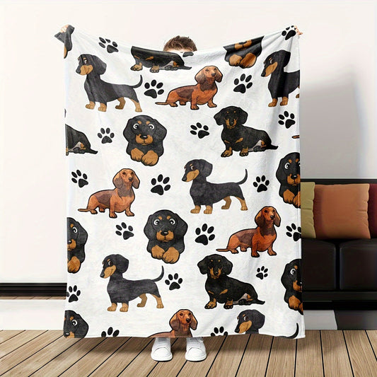 Dog Lover Blanket for Son Gifts - Friends Come in All Shapes and Sizes - From Parents, Birthday, Christmas, Everyday Encouragement, Inspirational