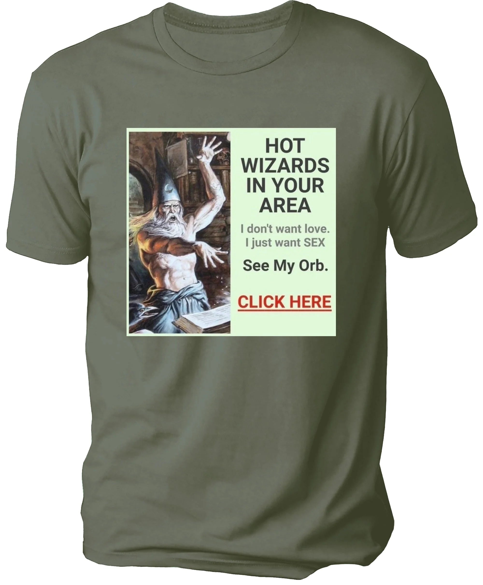 HOT WIZARDS IN YOUR AREA Men's T-shirt