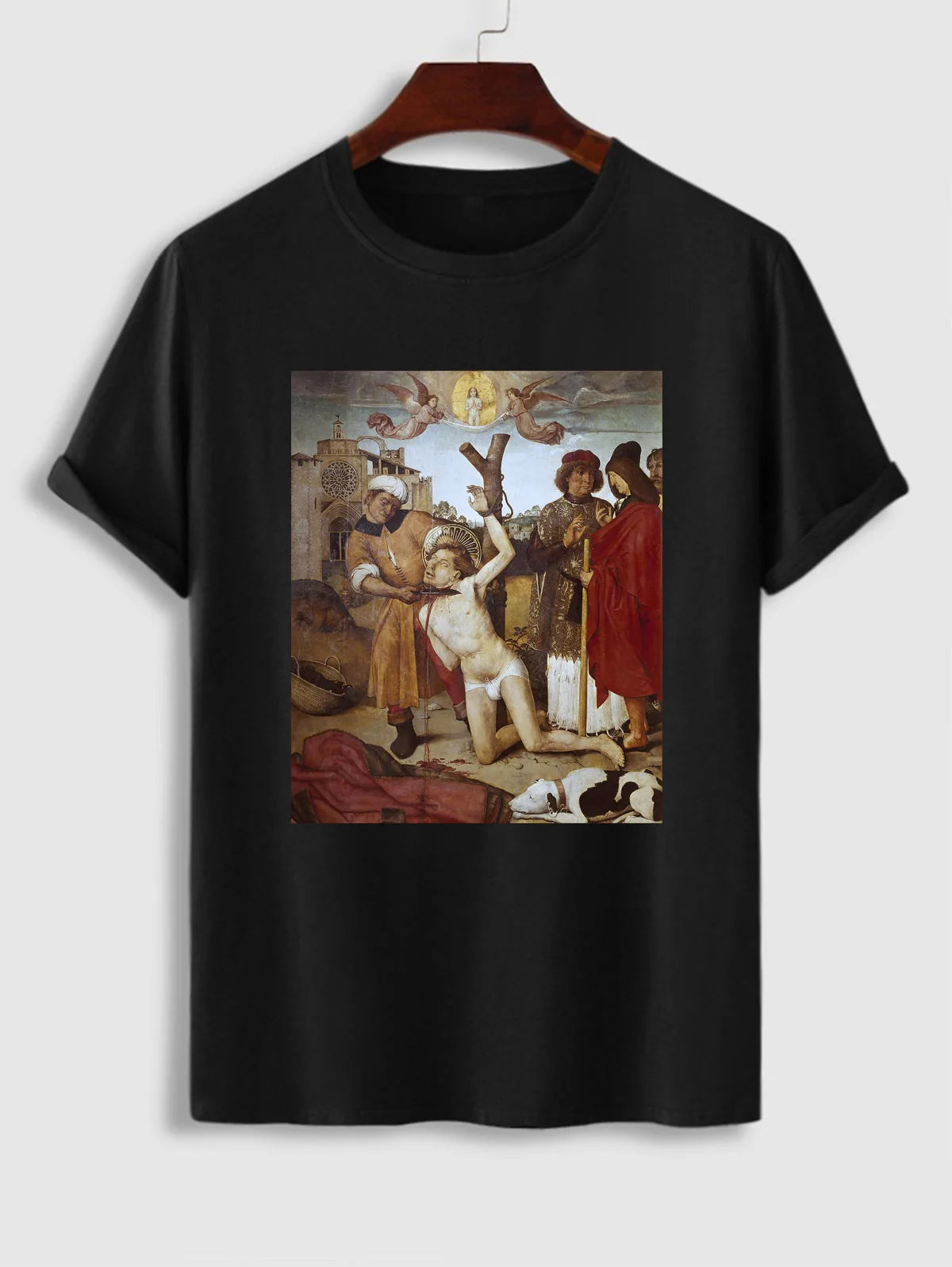 AYNE BRU Martyrdom of Saint Cucuphas Art Print Unisex T-Shirt