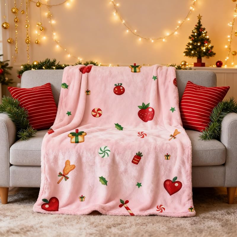 Blanket for Son Gifts, “Merry Christmas”, From Mom Dad, Christmas Birthday Holiday Graduation, Inspirational Motivational