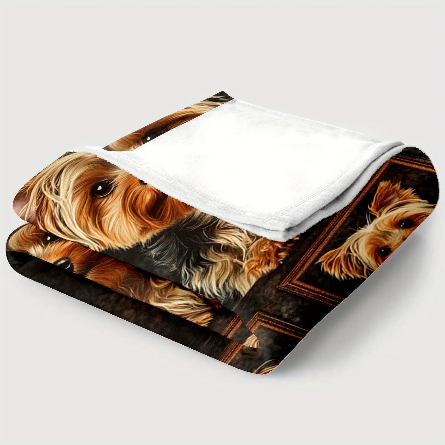 Gifts for Dog Lovers Blanket - Yorkie is My Best Friend - From Pet Owners, Birthday, Christmas, Everyday Encouragement, Inspirational Pet Theme Blanket