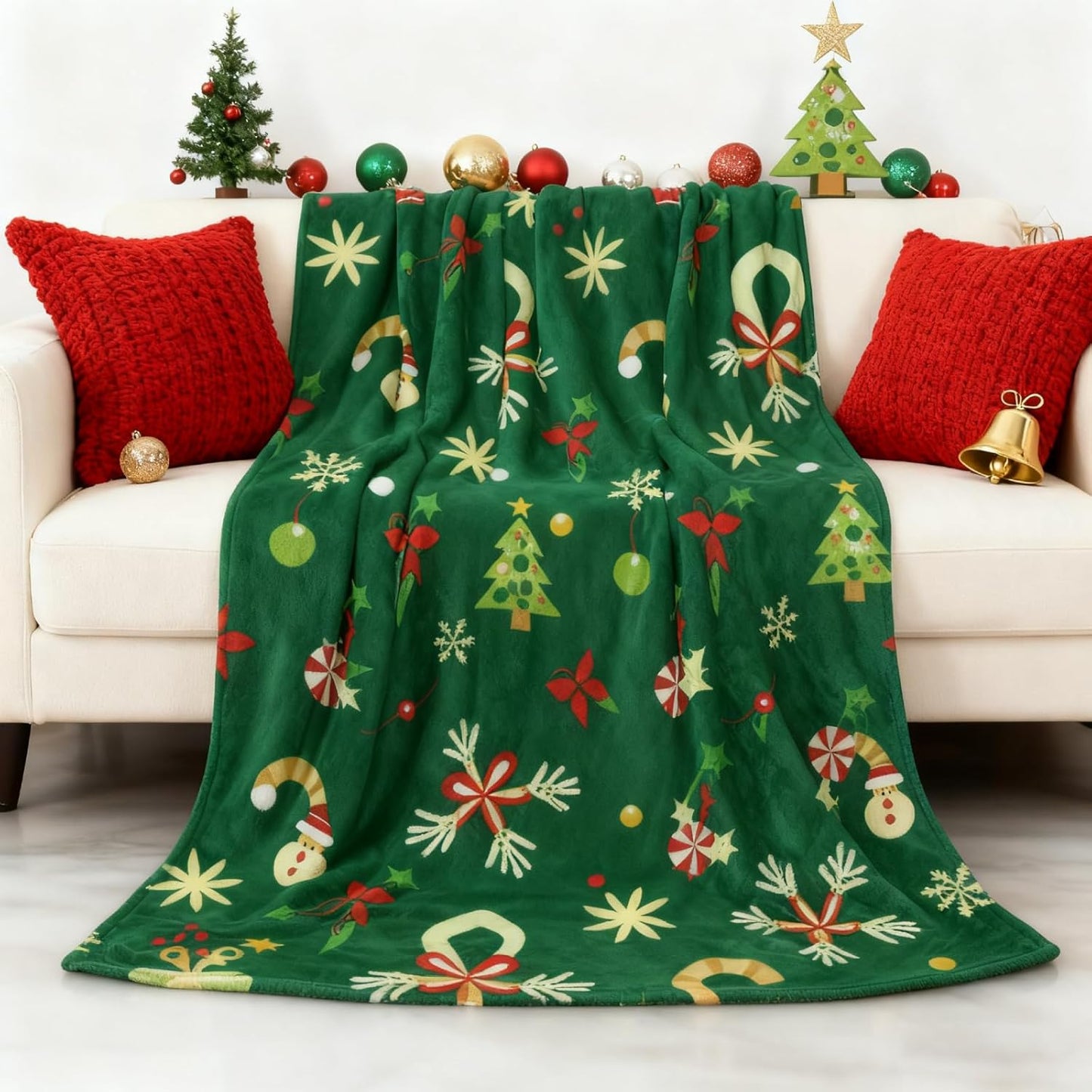 Blanket for Son Gifts, “Merry Christmas”, From Mom Dad, Christmas Birthday Holiday Graduation, Inspirational Motivational