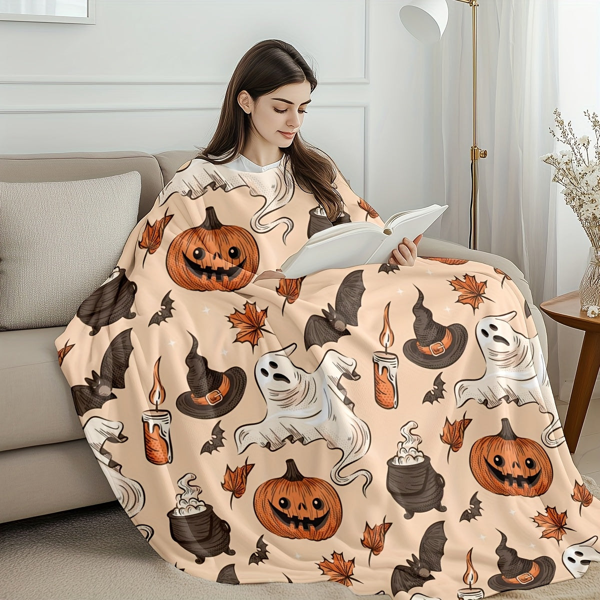 Blanket for Son Gifts, “You’re Spooktacular”, From Parents, Birthday, Christmas, Everyday Encouragement, Inspirational Theme
